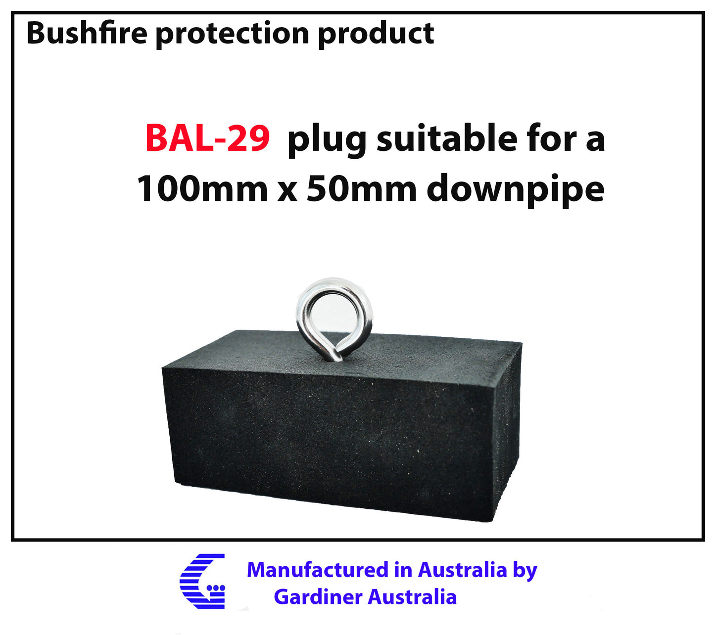 BAL-29 Downpipe plugs