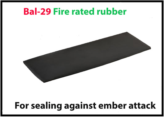 BAL-29 fire resistant rubber sheet