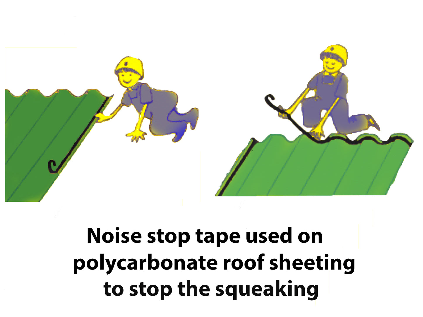 Purlin & "Noise stop"  PE foam tape