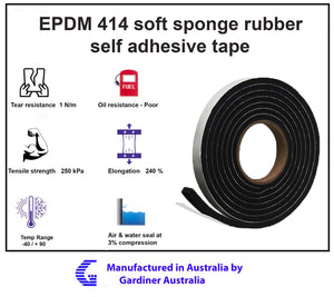 EPDM 414 soft rubber tape