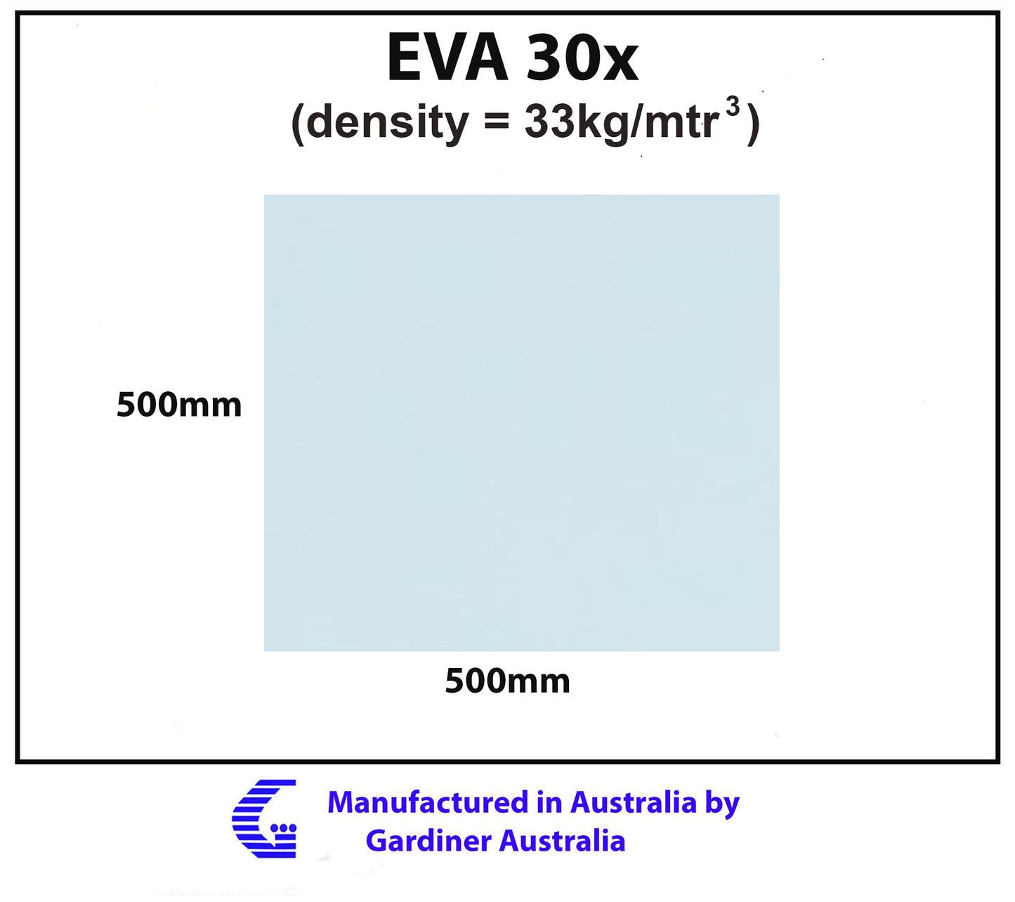 EVA 30x & 20X foam sheet