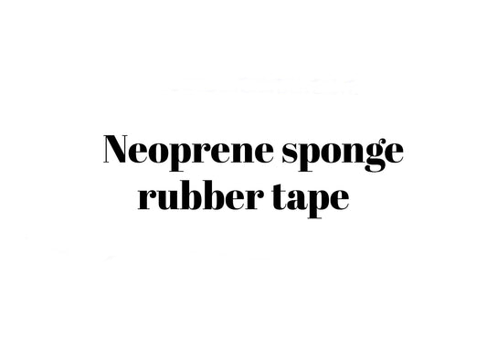 Neoprene sponge rubber tape