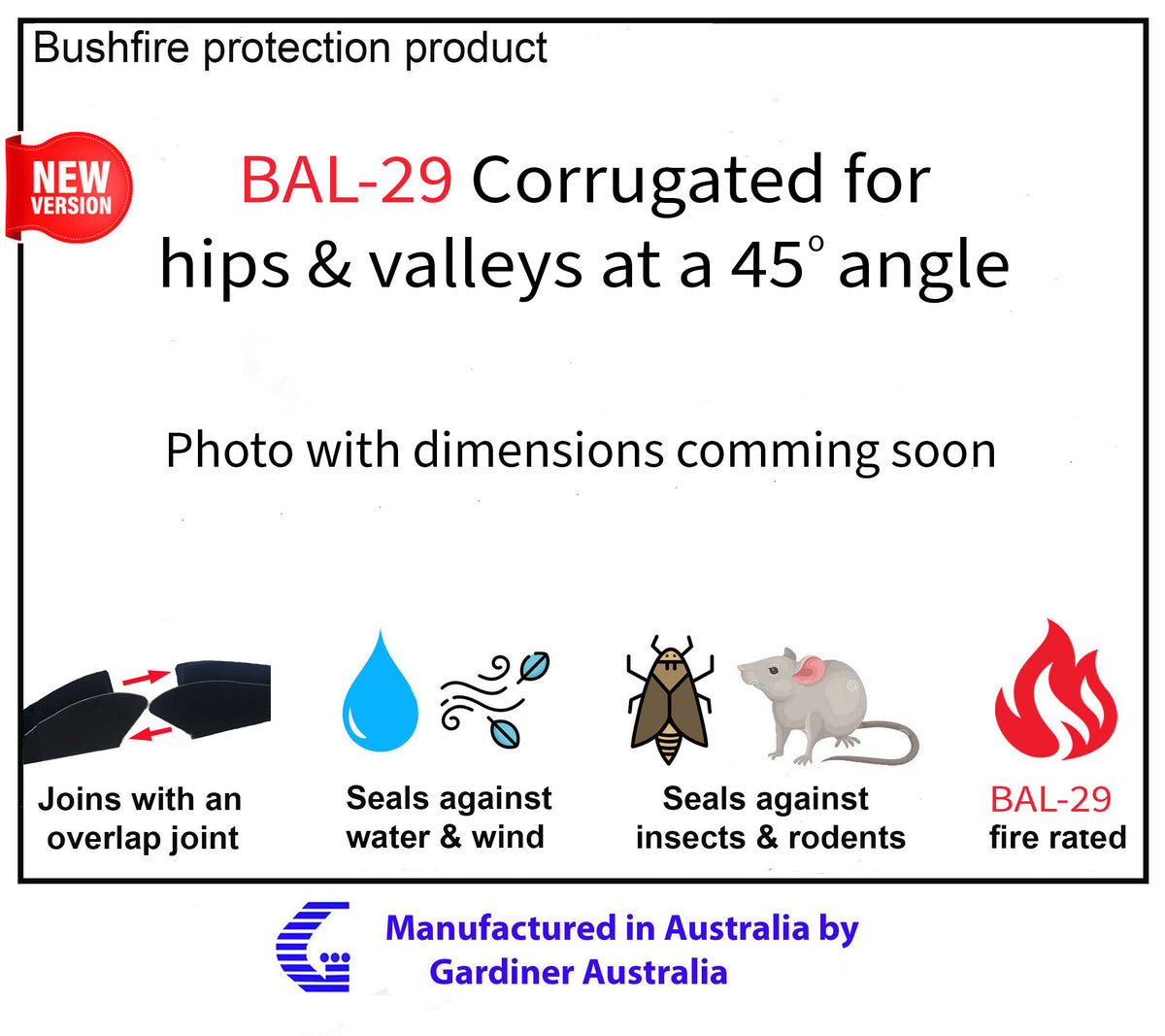 Bal-29 eave infill strips