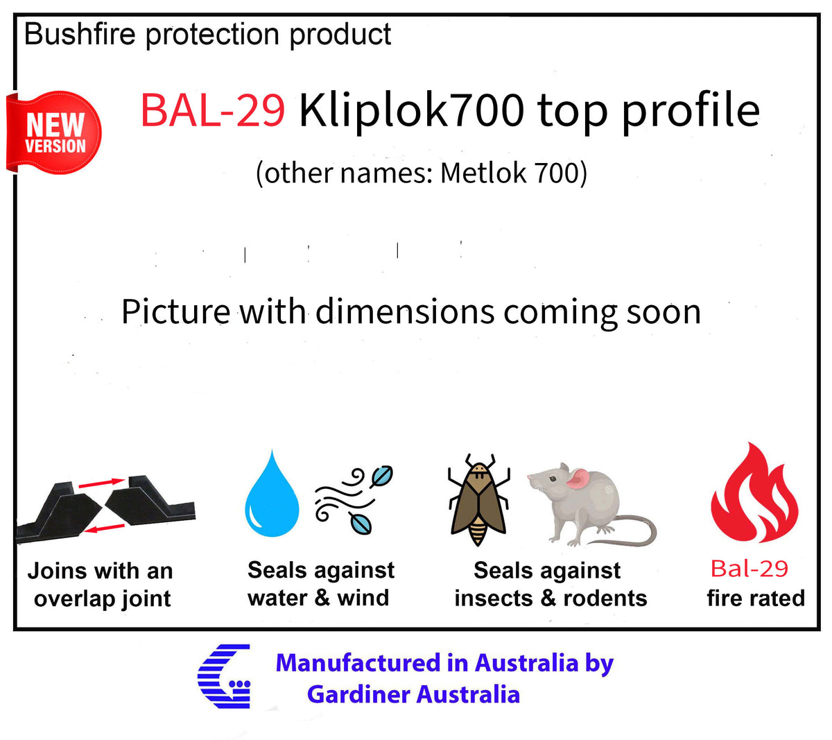 Bal-29 eave infill strips
