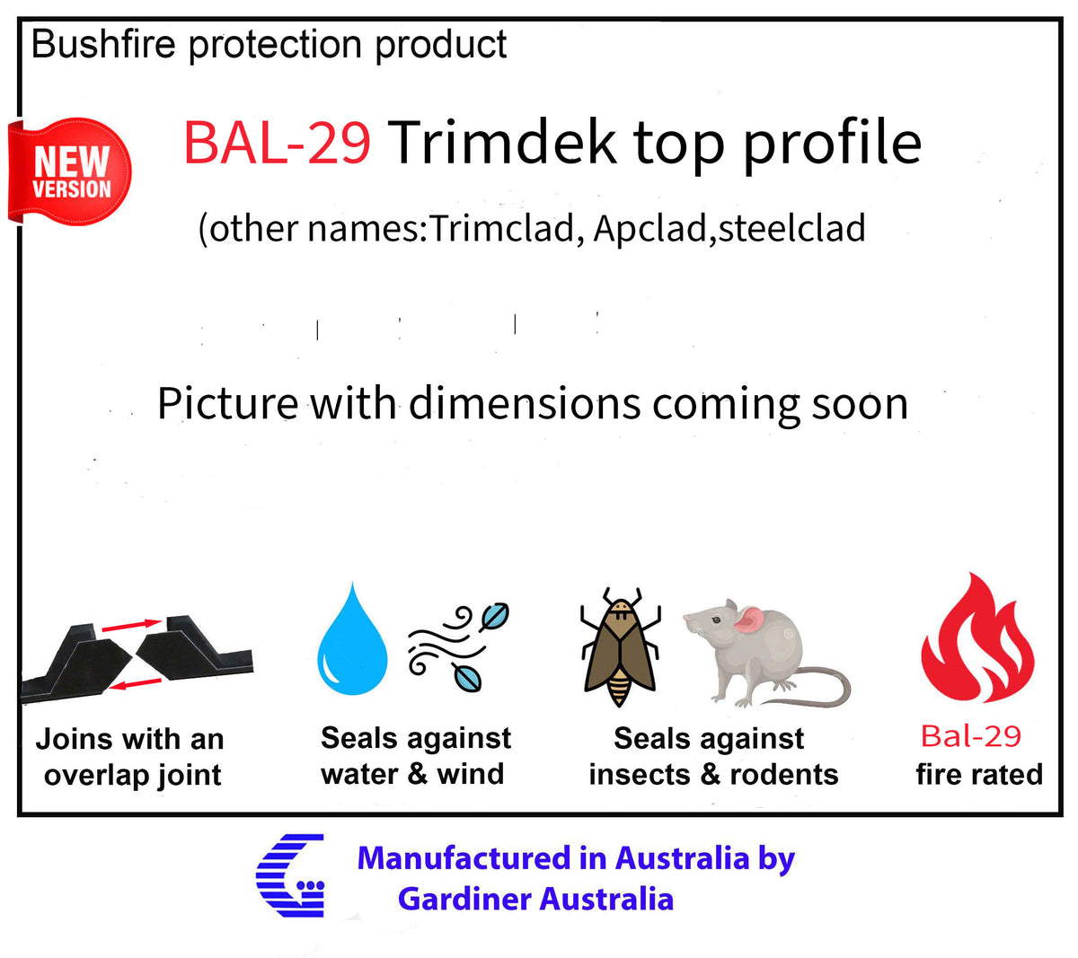 Bal-29 eave infill strips