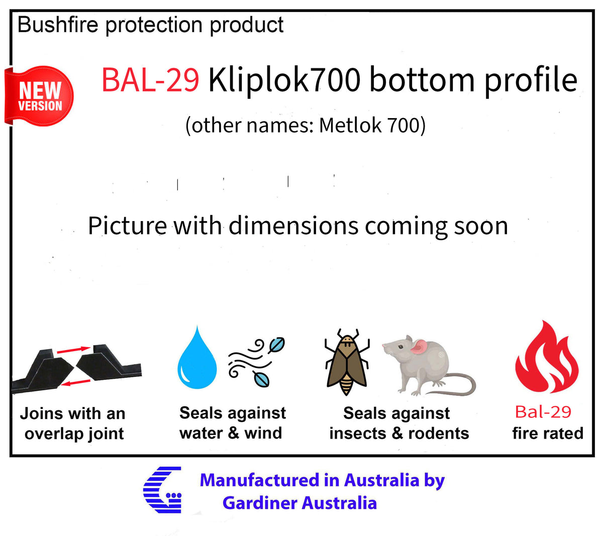 Bal-29 eave infill strips