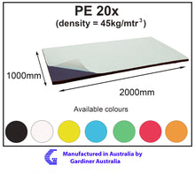 Load image into Gallery viewer, PE 20x (45 Kg/mtr3) foam sheet
