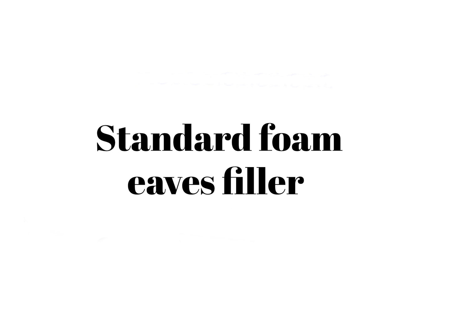 PE eave & ridge roof infill strips