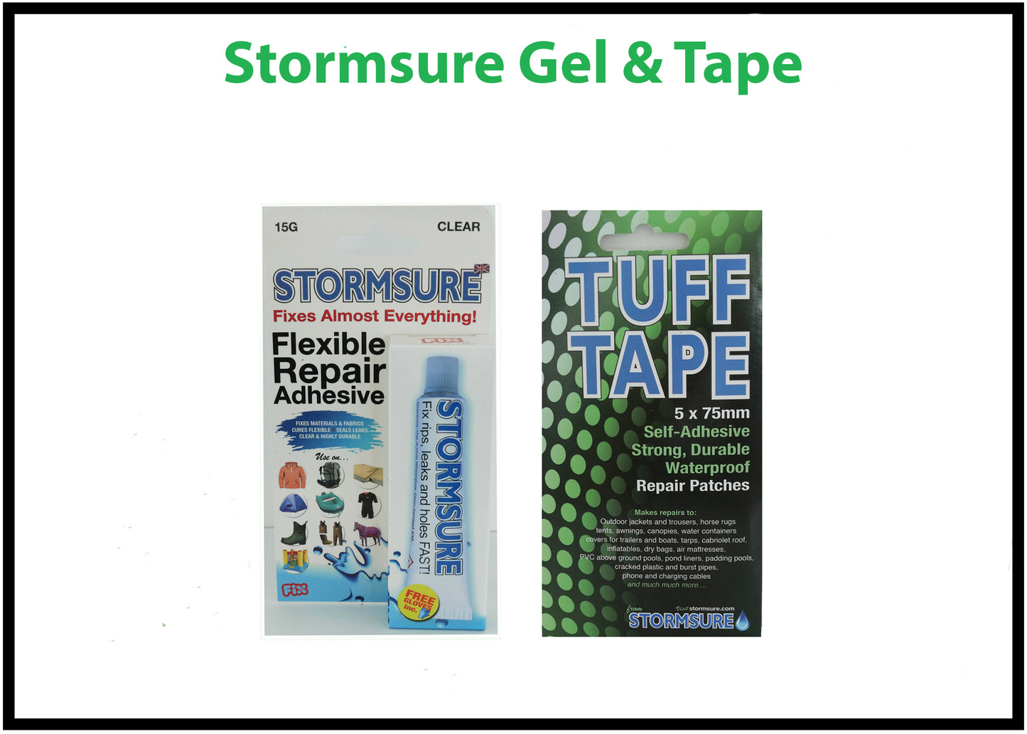 Stormsure repair adhesives